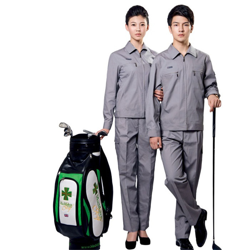 邦安5002精細(xì)帆布夏裝薄款工作服套裝汽修物流倉儲(chǔ)工程長短袖工裝